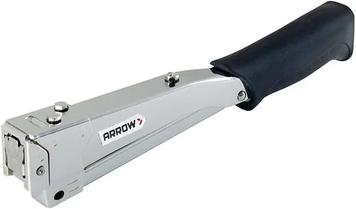 Vista 6 de Arrow HT55BL - Grapadora manual para construcción y aislamiento, mango de agarre ergonómico, cargador de carga trasera de doble capacidad, se adapta