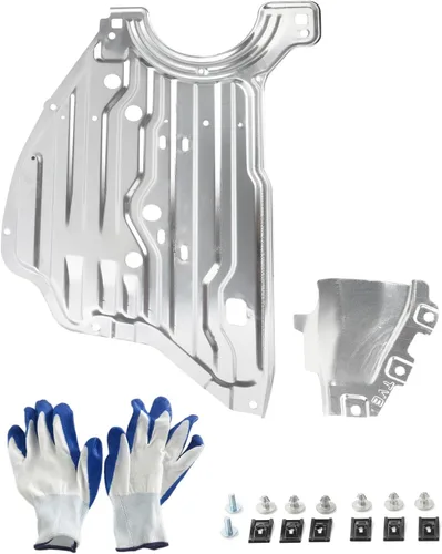 Vista 12 de Protector contra salpicaduras del motor compatible con Honda Civic 2016 2017 2018 2019 2020 2021, cubierta protectora bajo el auto OEM 74110-TBA-A00