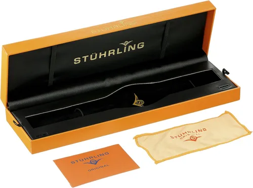 Vista 3 de Stuhrling Original 624.01 Vogue Reloj de cuarzo suizo con pantalla analógica para mujer