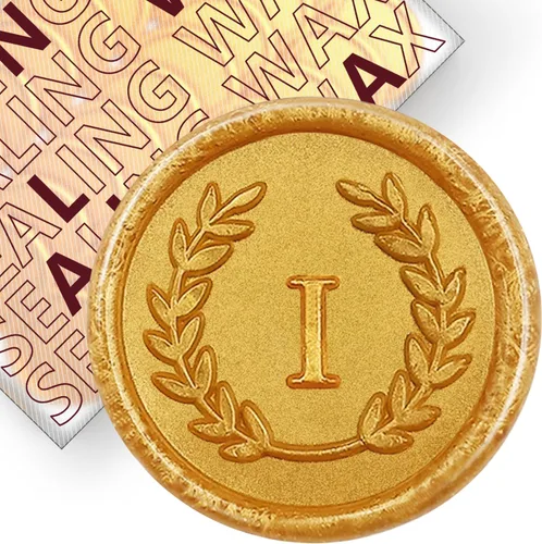 Vista 26 de 100 calcomanías adhesivas de cera con letra S, hechas a mano, sin necesidad de sellar, rasgar y usar calcomanías de cera para invitaciones de boda