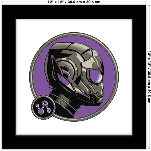 Vista 6 de Trends International Gallery Pops Marvel Ant-Man and the Wasp: Quantumania - Arte de pared de partículas de Cassie Lang Pym, versión enmarcada