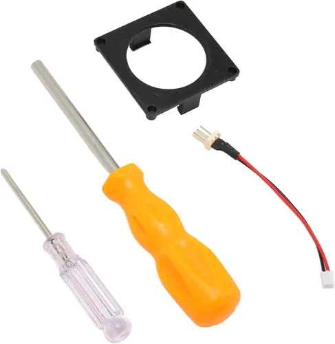 Vista 8 de Fan 3D Print Mount Kit, for Game Consoles Repair Kit Replacement Game Console Cooling Fan Frame Kit