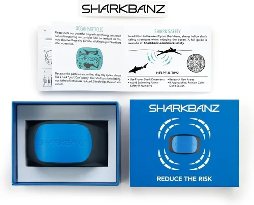Vista 8 de SHARKBANZ - Banda magnética oficial de disuasión de tiburones para natación, surf, buceo y todos los deportes oceánicos - Probada y patentada