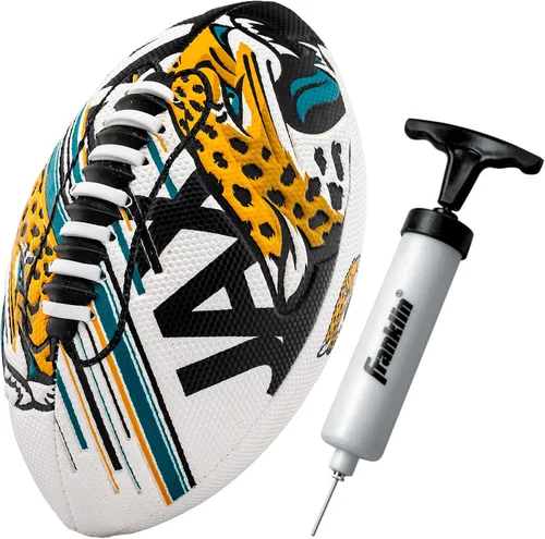 Vista 31 de Franklin Sports NFL Team Mini Balones de Fútbol Americano - Juvenil 8.5" Balón de Fútbol Americano con Licencia Oficial de la NFL + Conjunto