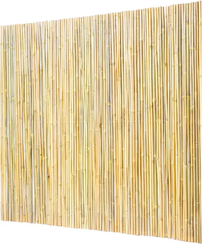 Vista 4 de VEVOR Valla de bambú enrollada natural, pantalla de privacidad ecológica – 4 pies de alto x 6 pies de largo x 0.75 pulgadas de profundidad