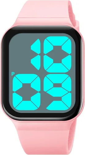 Vista 9 de Fanmis - Reloj led, digital, correa de silicona, unisex.