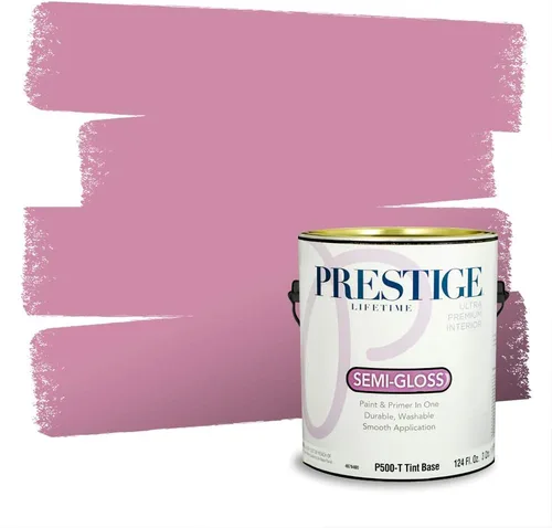 Vista 415 de Prestige Paints Pintura exterior e imprimación en uno, 1 galón, plano, coincidencia comparable de Valspar* Amber Rose*