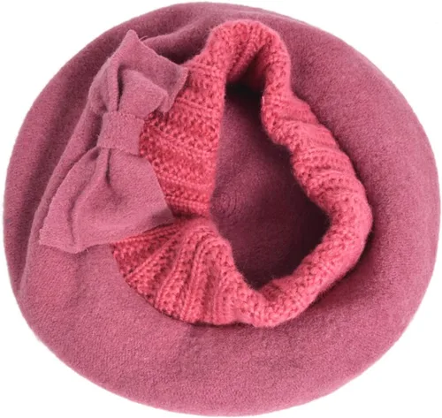 Vista 62 de VECRY - Gorro 100% de lana para mujer, boina de fieltro tipo campana, gorro de vestir para invierno