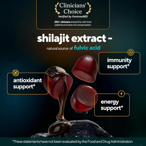 Vista 8 de VitaUp Gomitas Shilajit del Himalaya para hombres y mujeres – Gomitas Shilajit sin azúcar con ácido fúlvico – Energía pura, inmune y apoyo al