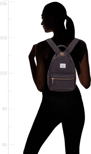 Vista 6 de Herschel Nova Mochila, negro (Black Crosshatch)), 10501-02090