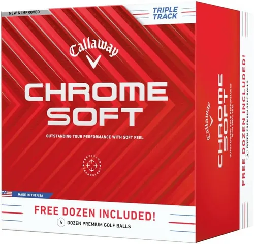Vista 13 de Pelotas de golf Callaway Golf Chrome Soft Pista triple (blanco)