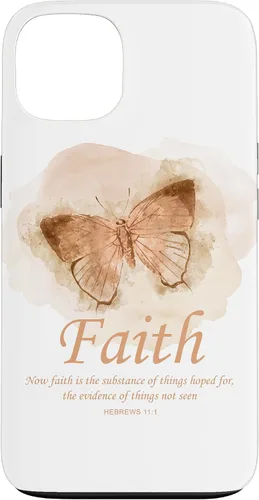 Vista 7 de Faith Bible Verse: Women’s Christian Hebrews 11:1 Quote Case for iPhone 17