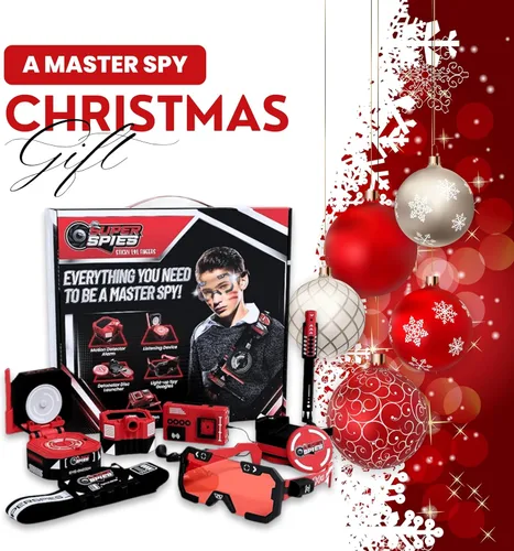 Vista 8 de STICKY LIL FINGERS SuperSpies Secret Agent Spymaster Kit - Spy Gear Ninja Juguetes y artilugios para niños de 8 a 12 años Kit de detective