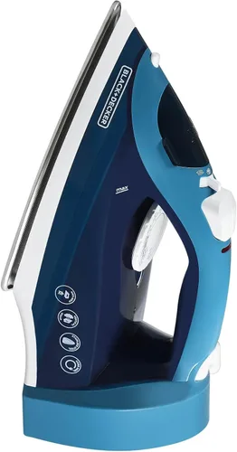 Vista 11 de BLACK+DECKER Vitessa - Plancha de vapor avanzada, ICR2020, suela antiadherente de vapor uniforme, apagado automático, cable retráctil sin enredos