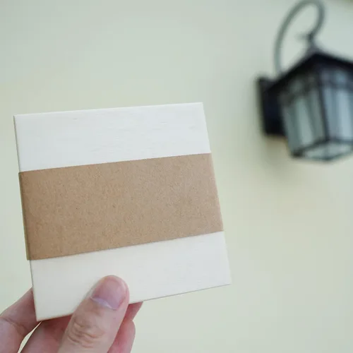 Vista 5 de Anuncio de embarazo para tía y tío, ideas de anuncio de bebé Marco de imagen de ultrasonido Caja de recuerdo de madera