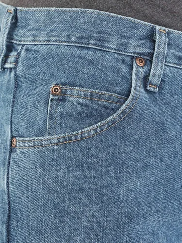 Vista 6 de Wrangler Authentics Jeans clásicos para hombre, corte holgado, con 5 bolsillos de algodón