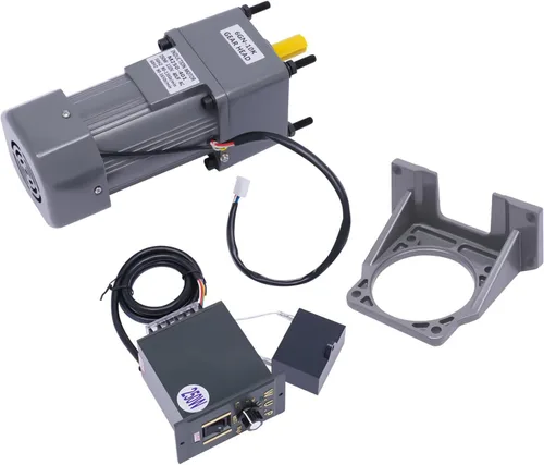 Vista 9 de Motor de engranajes eléctrico 110V 250W 10K Monofásico de alto par motor reductor de engranajes de CA 0-135 RPM Controlador de velocidad variable