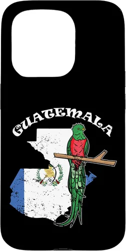 Vista 14 de Funda de recuerdo para iPhone 16 Quetzal de Guatemala con bandera de Guatemala