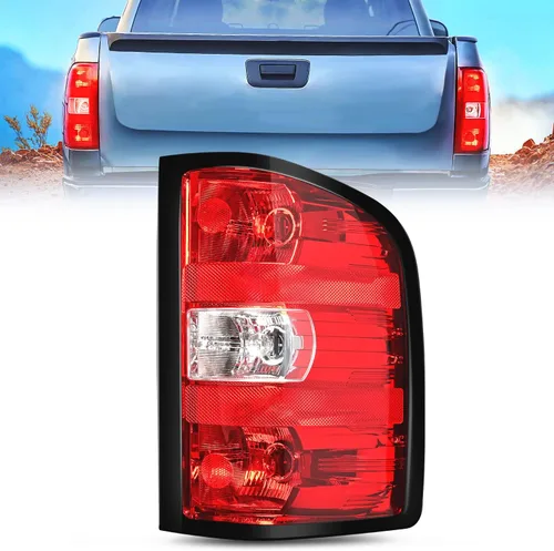 Vista 12 de Nilight Conjunto de faros para 2007 2008 2009 2010 2011 2012 2013 Silverado 1500 2007-2014 Silverado 2500HD 3500HD Faros de repuesto Carcasa negra