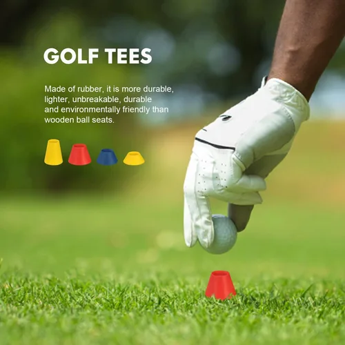 Vista 6 de Angoily 24 piezas de accesorios de práctica de pelotas de golf, suministros de pelotas de golf, clavos de práctica de pelota de golf, clavos
