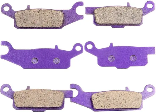 Vista 6 de SCITOO FA443, FA444 Pastillas de freno para Yamaha Grizzly 550 2009-2014 pastillas de freno delanteras y traseras de fibra de carbono