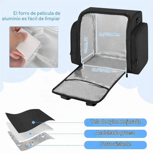Vista 3 de YARWO Estuche de transporte compatible con la máquina Baby Brezza Formula