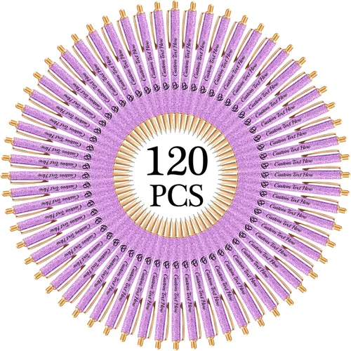 Vista 101 de Aolun 10 bolígrafos personalizados con nombre, bolígrafo retráctil con mensaje de texto para mujeres, enfermeras, escritura, cumpleaños, graduación