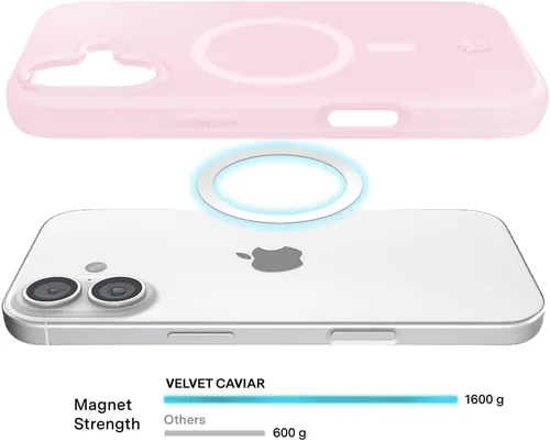 Vista 827 de VELVET CAVIAR Funda para iPhone 15, compatible con MagSafe, probada contra caídas de 10 pies, fundas protectoras de diseño, leopardo color rosa