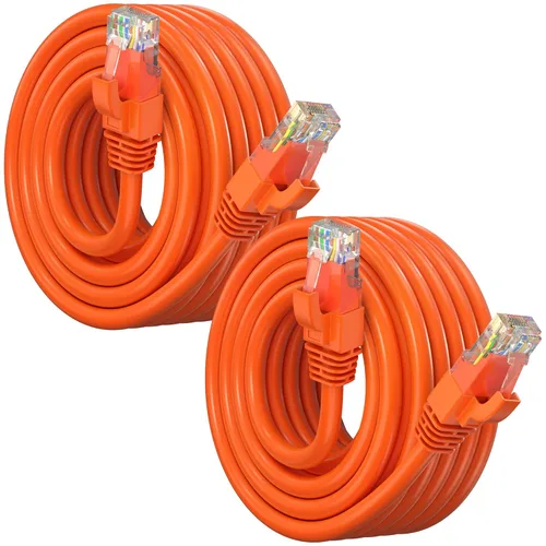 Vista 33 de Maximm Cable Ethernet Cat6, color negro (paquete de 2), cable UTP de 10 Gbps 550 MHz