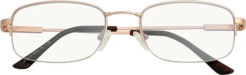 Vista 23 de BFOCO Gafas de lectura progresivas multienfoque anti UV para hombre, 3 niveles, lectores de visión para mujer (dorado, +1.00)