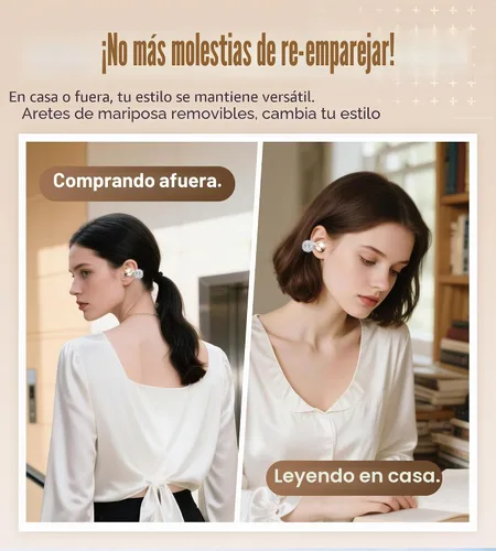Vista 4 de King Lucky i121 Auriculares Inalámbricos Bluetooth de Oreja Abierta con Clip, con Micrófono, Cancelación de Ruido, Resistente al Agua IPX4