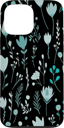 Vista 24 de Teal Floral Flowers Wildflowers Garden Botanical Love Case for iPhone 17