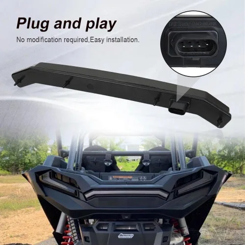 Vista 2 de RZR 1000 XP Luz trasera LED de freno central de repuesto compatible con Polaris RZR RS1 1000 XP 2019-2022 2017 2018 2019 SPORTSMAN 1000 RZR XP TURBO