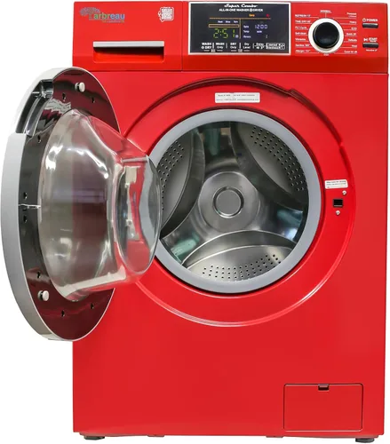 Vista 4 de 1.6 cu.ft. CONVERTIBLE Compact Combo Washer Dryer with Pet Cycle (Merlot)