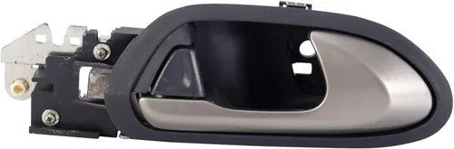 Vista 74 de TRQ Manija de puerta interior delantera izquierda cromada y negra para el lado del conductor compatible con Ford F-150 2012-2014