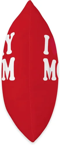 Vista 2 de Cute I Love My M.om Red Heart Love My M.oms Shirt Tshirt Funny Red Heart Love My Moms - Almohada para hombres y mujeres, 18 x 18 pulgadas, multicolor