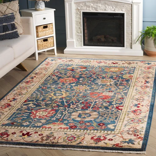 Vista 20 de SAFAVIEH Kashan Collection - Alfombra de área de 2 x 3 pies, color beige y gris pardo, diseño oriental tradicional, no desprende pelusa y de fácil