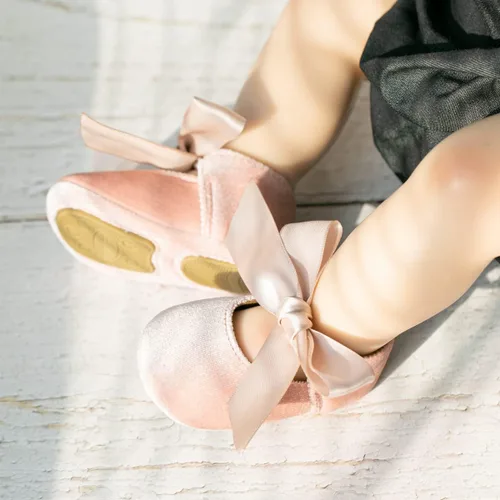 Vista 4 de KIDSUN Zapatos Mary Jane para bebés y niñas, suela de goma antideslizante, zapatillas de ballet para vestido de princesa, zapatos de boda, zapatos
