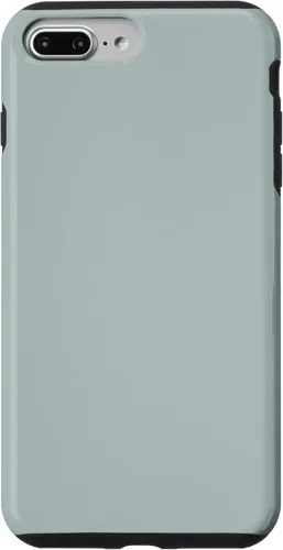 Vista 12 de iPhone 12 mini simple elegante color sólido luz polvo azul hielo caso