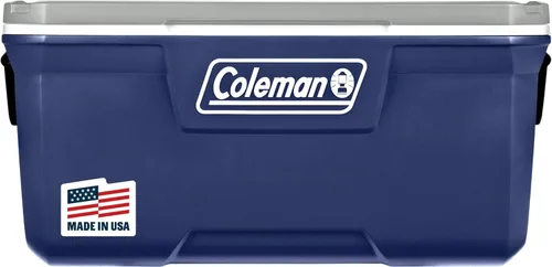 Vista 10 de Coleman Classic Series Insulated Portable Cooler, Leak-Resistant Outdoor Hard Cooler Keeps Ice up to 5 Days, 52/70/120/150 Quart