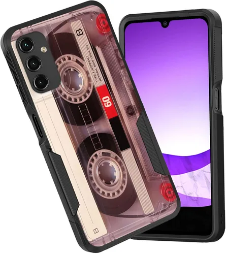 Vista 48 de Funda para Galaxy A15 5G, doble capa híbrida resistente a prueba de golpes, policarbonato duro, silicona suave, TPU, funda protectora para Samsung