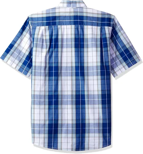 Vista 2 de Wrangler Authentics Camisa clásica a cuadros de manga corta para hombre