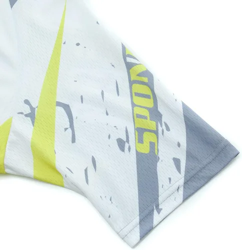 Vista 6 de sponeed Hombres Bicicletas Jersey Cremallera Completa Ciclismo Camisa Tops Transpirable