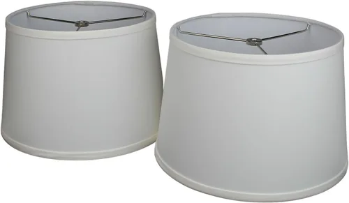 Vista 21 de FenchelShades.com - Juego de 2 pantallas de lámpara de 10 pulgadas de diámetro superior x 12 pulgadas de diámetro inferior x 8 pulgadas de altura