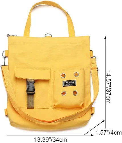 Vista 3 de Bolsas de mensajero para mujer y mujer lona de viaje impermeables cruzadas