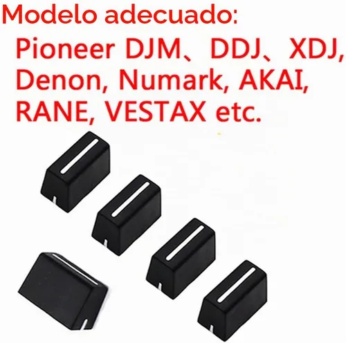 Vista 3 de 5 piezas de botones de control deslizante universales, tapas de control deslizante de repuesto para DJ Controller Mixer Console Pioneer Pioneer DJM