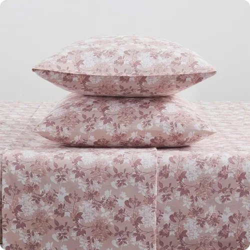 Vista 14 de Tahari Home - Sábanas matrimoniales, ropa de cama de franela de algodón de 4 piezas con fundas de almohada a juego, cepilladas para mayor suavidad