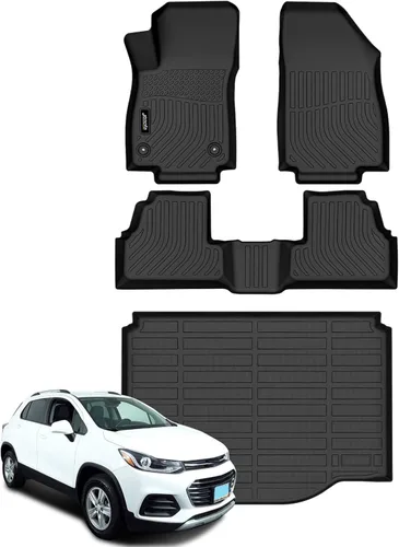 Vista 78 de Juego completo de tapetes de auto para todo tipo de clima, revestimiento automotriz para piso y maletero