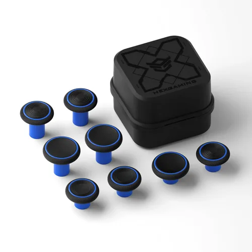 Vista 18 de HEXGAMING Palancas de repuesto de 2 alturas abovedadas y cóncavas para controladores Phantom y Ultimate Pro - Parte base no está incluida