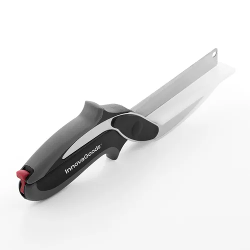 Vista 6 de Cuchillo-Tijera con Mini Tabla de Cortar Integrada Scible InnovaGoods